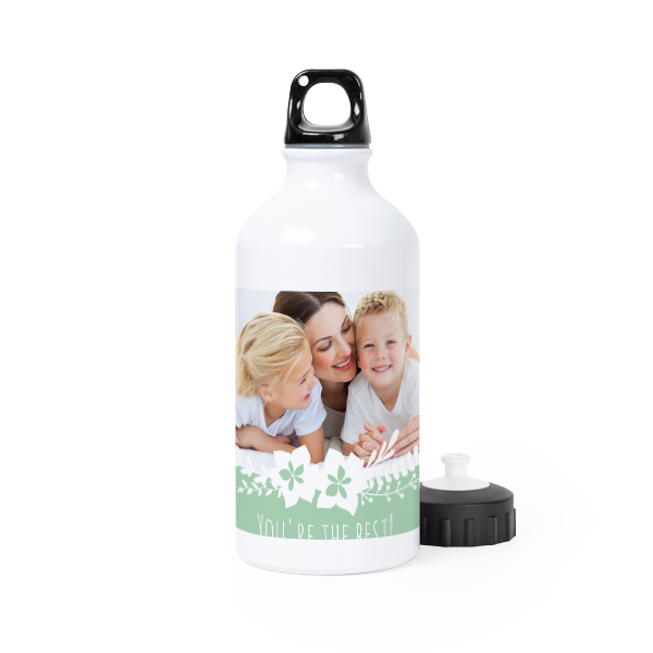 Bouteille isotherme en aluminium blanc 50 cl