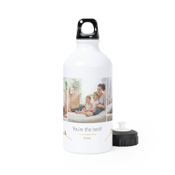 Bouteille isotherme en aluminium blanc 50 cl