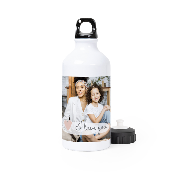 Sport Trinkflasche personalisiert mit Foto (500 ml)