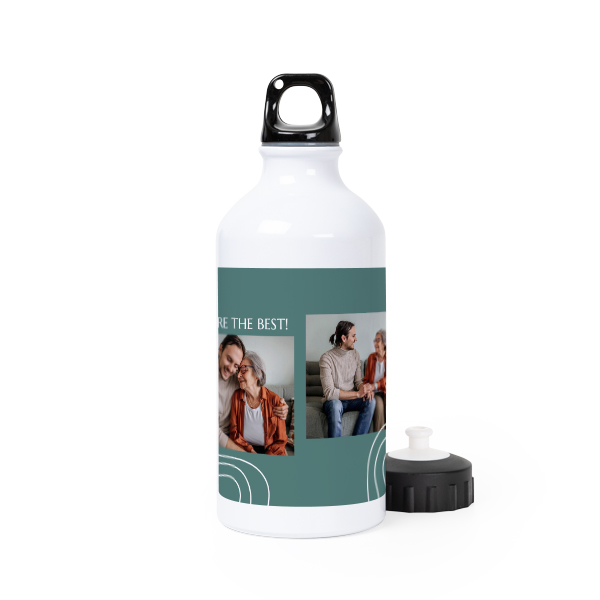 Drinkfles aluminium wit 50 cl Drinkfles aluminium wit 50 cl