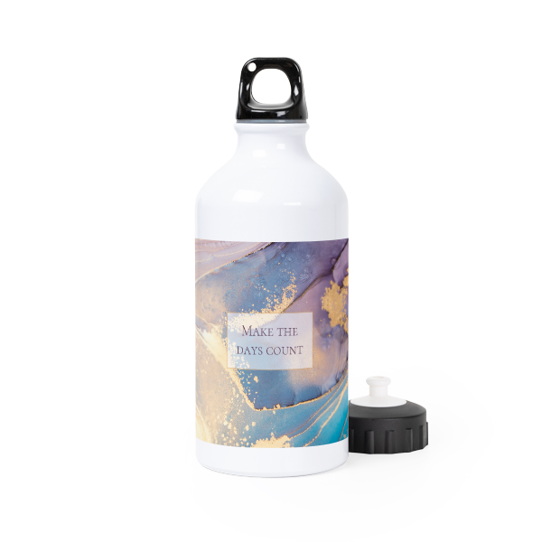 Bouteille isotherme en aluminium blanc 50 cl