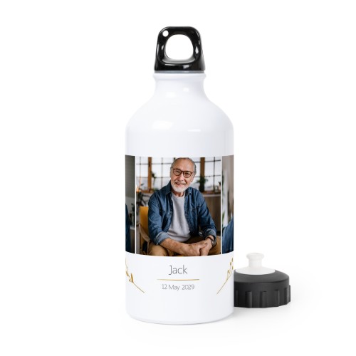 Bouteille isotherme en aluminium blanc 50 cl Bouteille isotherme en aluminium blanc 50 cl