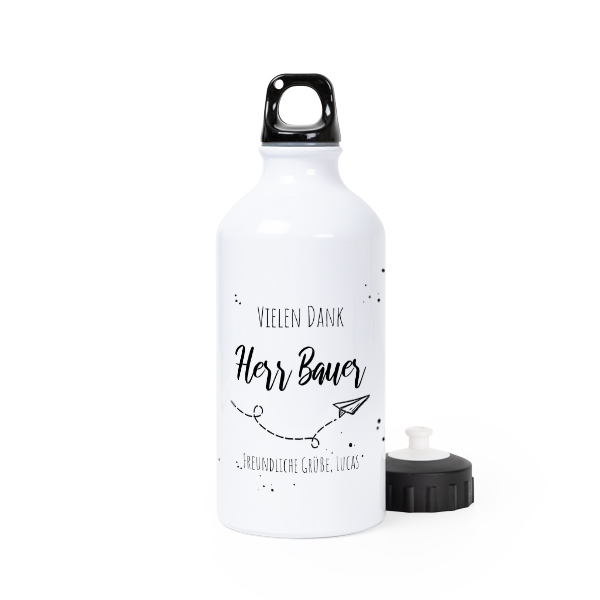 Sport Trinkflasche personalisiert mit Foto (500 ml)