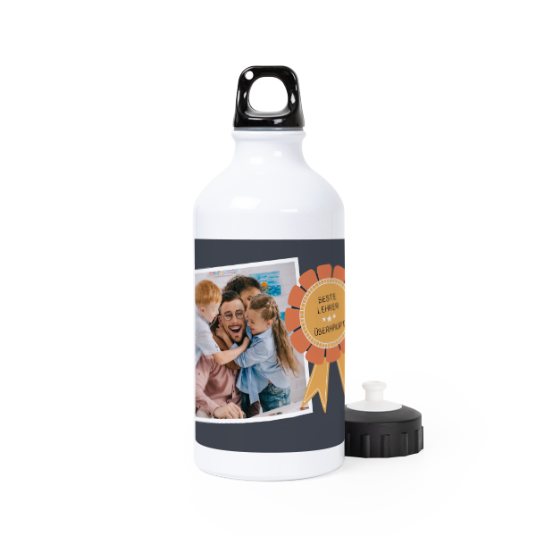 Sport Trinkflasche personalisiert mit Foto (500 ml)