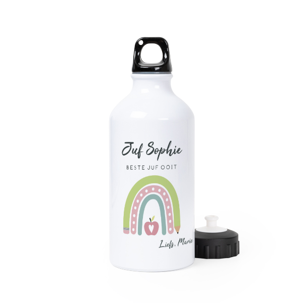 Drinkfles aluminium wit 50 cl