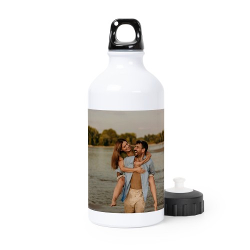 Bouteille isotherme en aluminium blanc 50 cl