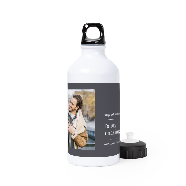 Bouteille isotherme en aluminium blanc 50 cl