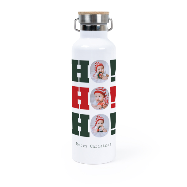 Thermosflasche mit Bambusdeckel (750 ml)