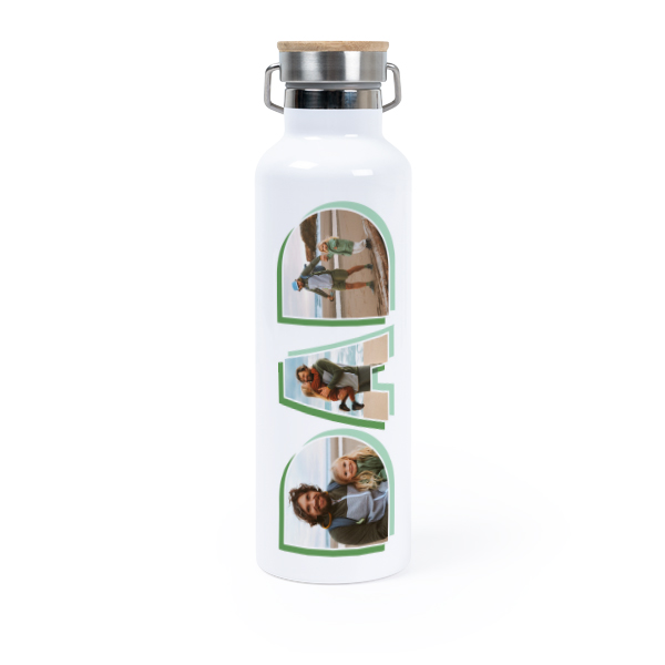 Termoflaske med bambuslåg 75 cl Termoflaske med bambuslåg 75 cl