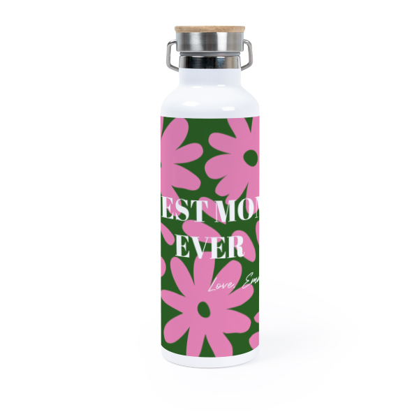 Thermos flask with bamboo lid 75 cl