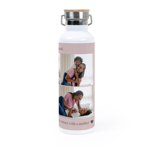 Termoflaske med bambuslåg 75 cl Termoflaske med bambuslåg 75 cl