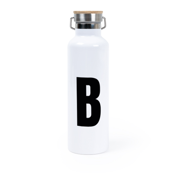 Thermos flask with bamboo lid 75 cl