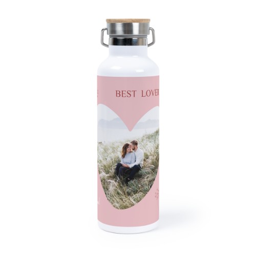 Bouteille isotherme 75 cl avec capuchon en bambou