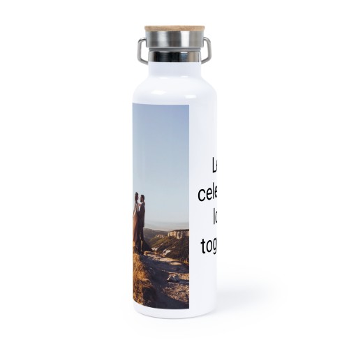 Thermos flask with bamboo lid 75 cl