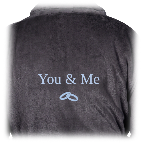 Bath Robe Emb Wedding Rings Bath Robe Emb Wedding Rings