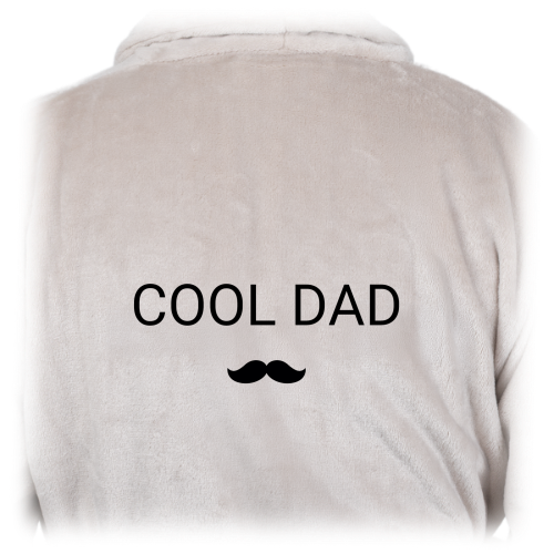 Bath Robe Emb Cool Dad