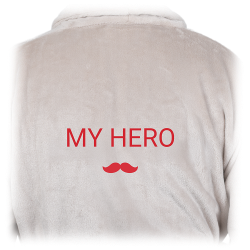 Bath Robe Emb Cool Dad