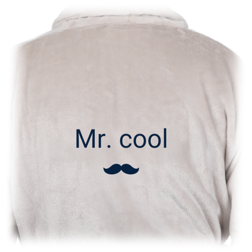 Bath Robe Emb Cool Dad