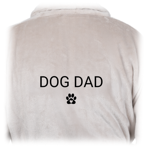 Bath Robe Emb Cute Paw