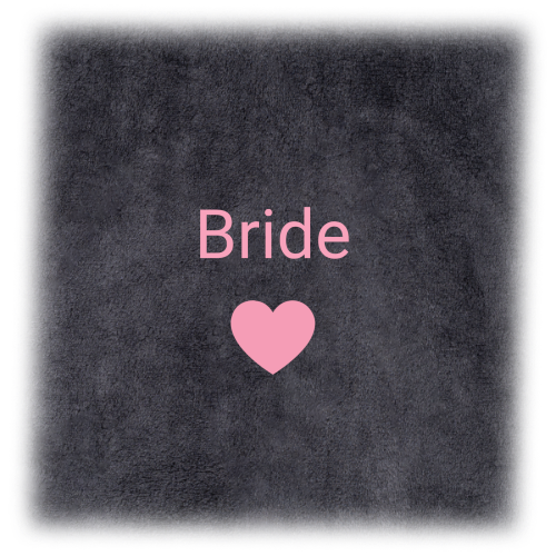 Bath Robe Emb Simple Heart