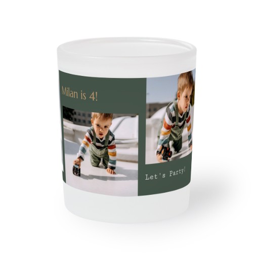 Photophore en verre petit - Lot de 2