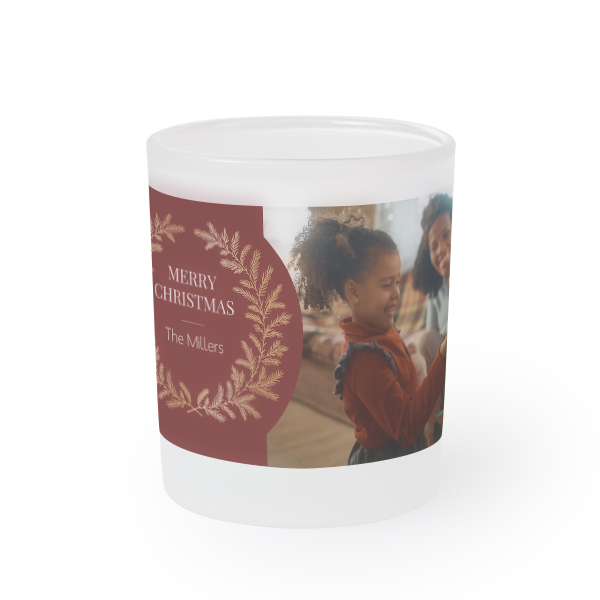 Fyrfadslyseholdere i matteret glas small - 2 stk Fyrfadslyseholdere i matteret glas small - 2 stk