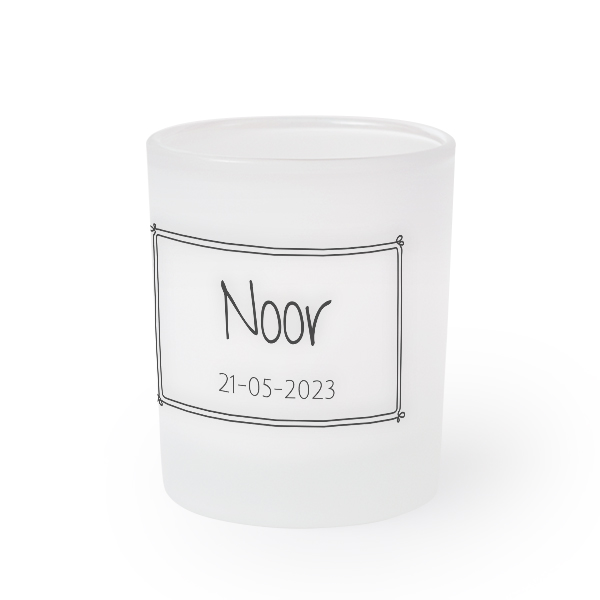 Frosted Glass Tealight Candle Holder - set of 2 Frosted Glass Tealight Candle Holder - set of 2