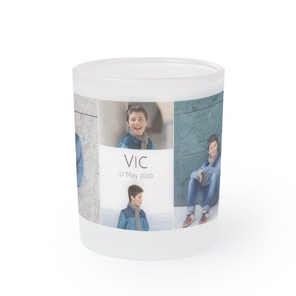 Kaarshouder glas - Set van 2