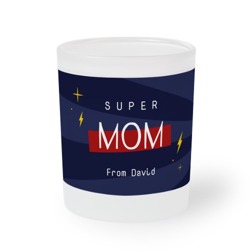 Värmeljushållare i frostat glas små - 2 st