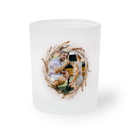 Fyrfadslyseholdere i matteret glas small - 2 stk Fyrfadslyseholdere i matteret glas small - 2 stk