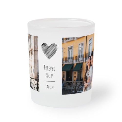 Photophore en verre petit - Lot de 2