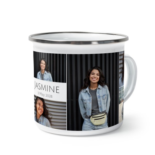 Enamel Mug Grey Metal Enamel Mug Grey Metal