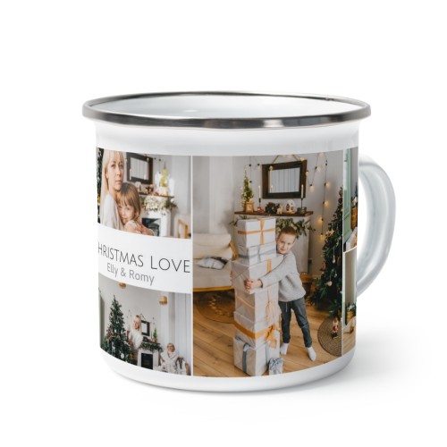 Enamel Mug Grey Metal Enamel Mug Grey Metal