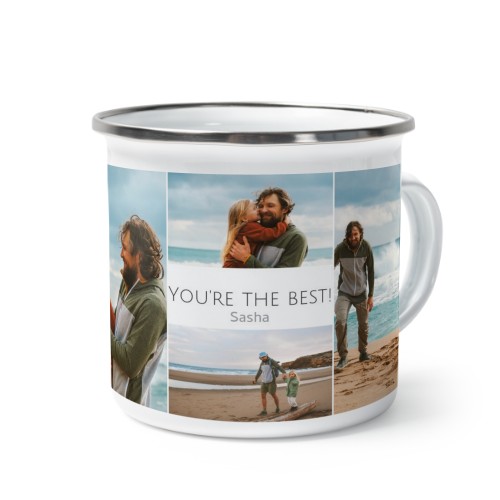 Enamel Mug Grey Metal Enamel Mug Grey Metal