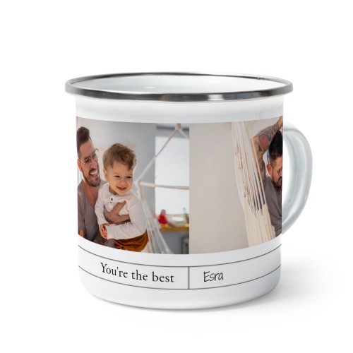 Enamel Mug Grey Metal