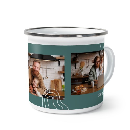Mug émaillé bord alu Mug émaillé bord alu