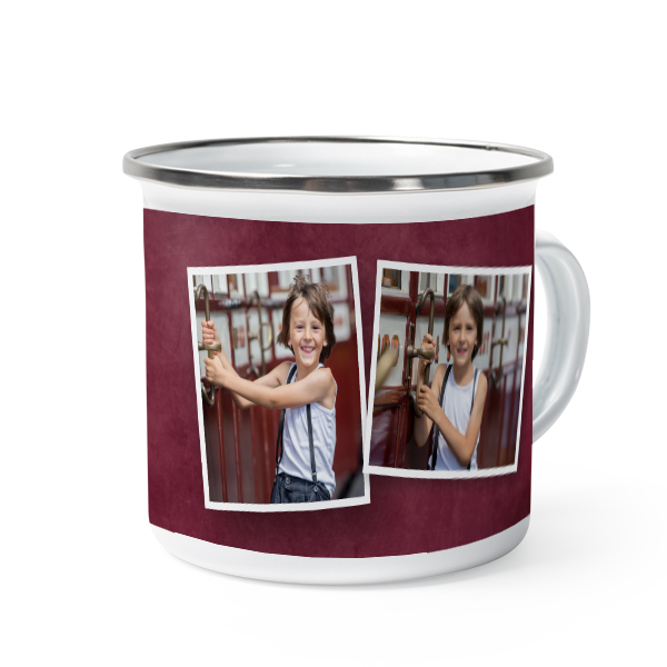 Mug émaillé bord alu Mug émaillé bord alu