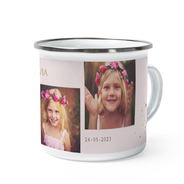 Mug émaillé bord alu Mug émaillé bord alu
