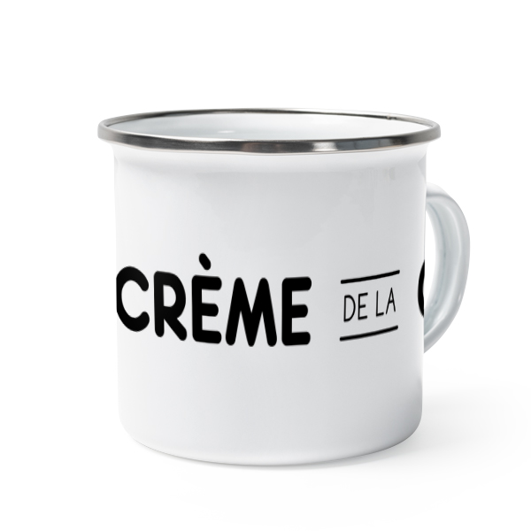 Enamel Mug Grey Metal