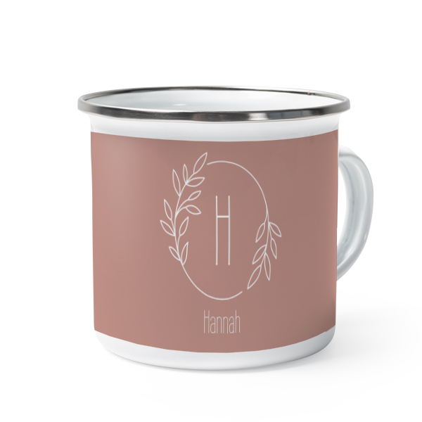 Enamel Mug Grey Metal