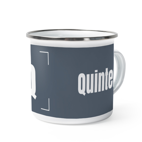 Enamel Mug Grey Metal