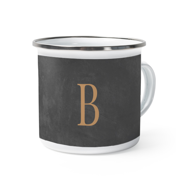 Enamel Mug Grey Metal