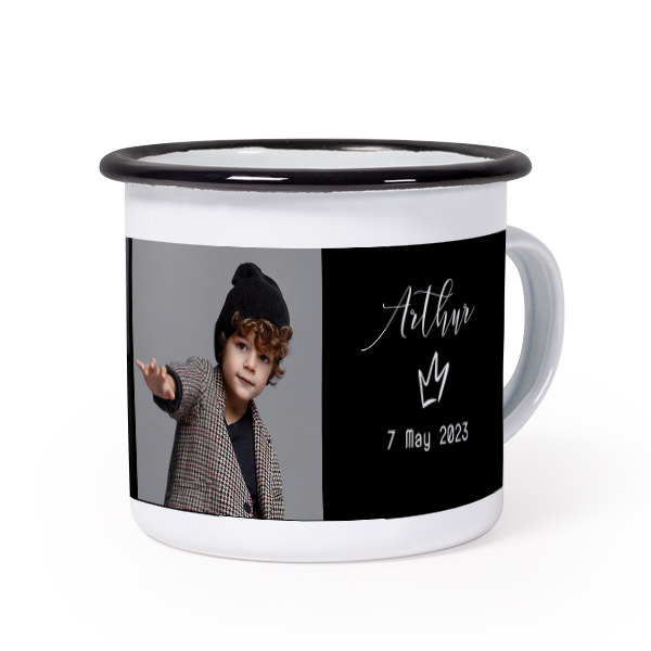 Enamel Mug Black