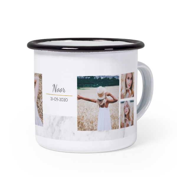 Enamel Mug Black