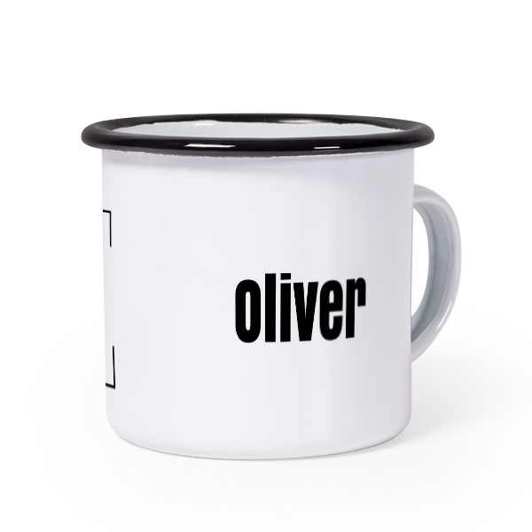 Enamel Mug Black