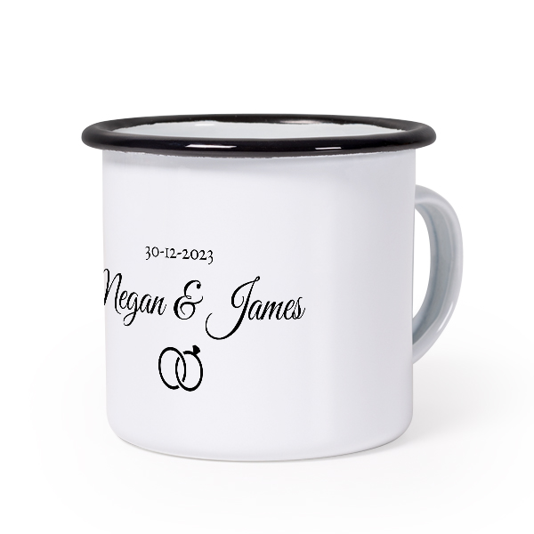 Enamel Mug Black