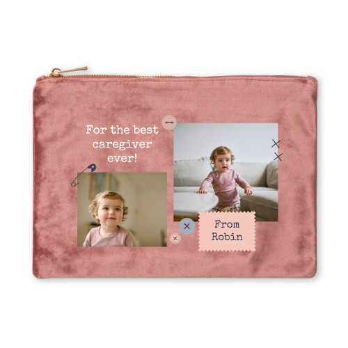 Toilettas groot roze Toilettas groot roze