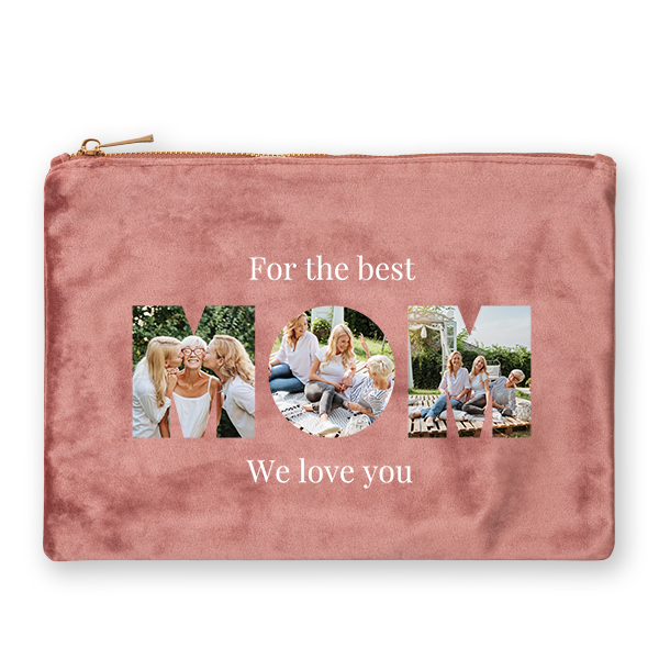 Grosse Kosmetiktasche Samt rosa Grosse Kosmetiktasche Samt rosa