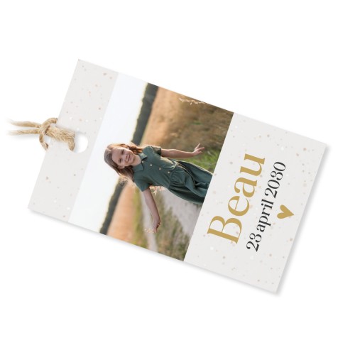 Neutral Terrazzo Heart