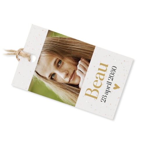 Neutral Terrazzo Heart